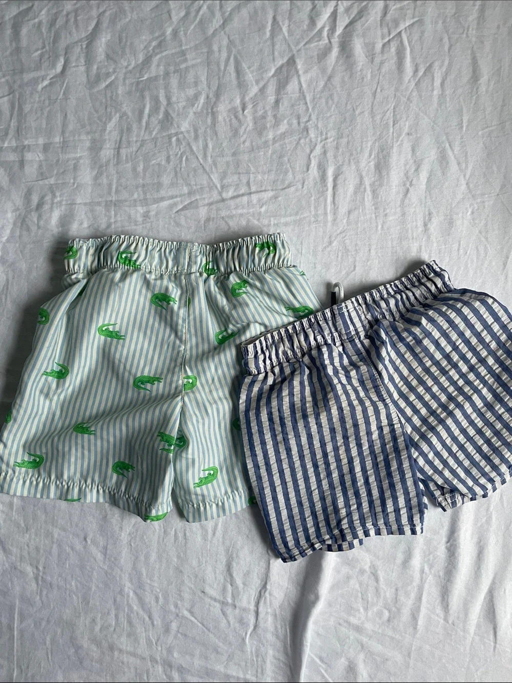 CAT & JACK Swim Suits Shorts Trunks Bundle Lot Blue Green Bathing Suits